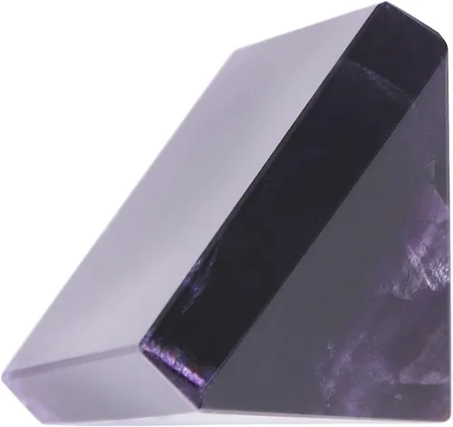 Vista 5 de Diyeeni Pirámide de amatista, pirámide de cristal con buena fortuna, pisapapeles, artesanía de la pirámide del antiguo Egipto