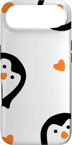 Vista 27 de Cute Penguins Hearts Phone Case for iPhone 17