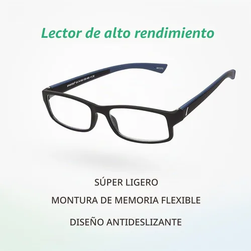 Vista 4 de SPORTEX SAV Men's Ar4160 Reading Glasses - Flexible, Durable, Ultra-Lightweight, High-Performance Readers For Men Azul
