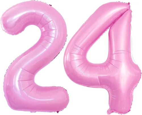 Vista 120 de Goer, conjunto de globos de papel aluminio para decoraciones de cumpleaños, globos de las letras de feliz cumpleaños y de números Oro