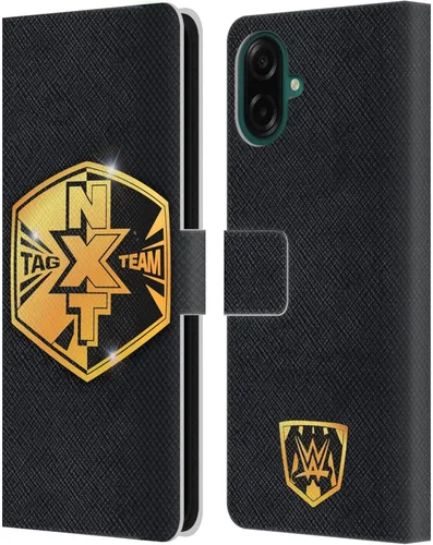 Vista 181 de Head Case Designs Officially Licensed WWE Cruiserweight Champion Title Belts Leather Wallet Case Compatible with Samsung Galaxy A07 4G Campeón