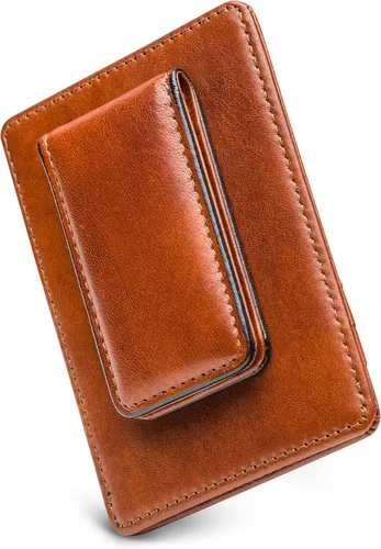 Vista 3 de Bosca Cartera con bolsillo frontal para hombre en piel vieja - RFID