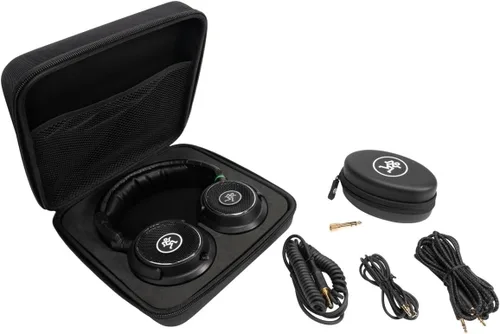 Vista 5 de Mackie MC Series Profesional Monitoreo Auriculares de espalda abierta con diadema de cuero (MC-450)