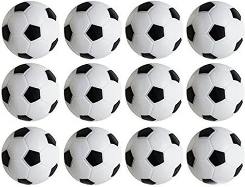 Vista 3 de HUJI - Pelotas de futbolín de fútbol de mesa, tamaño reglamentario de 1.417 in