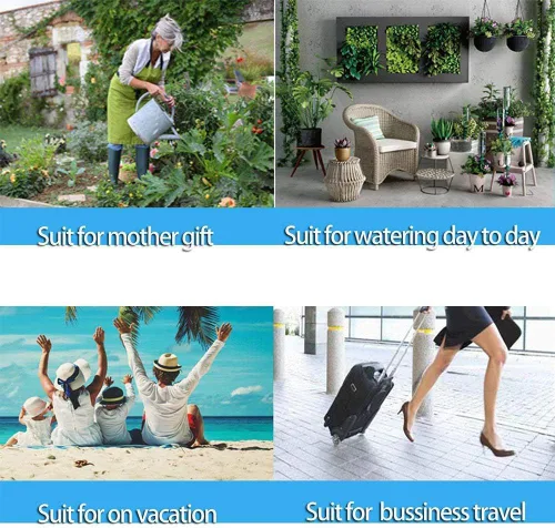 Vista 6 de ARTEM Picos de riego de plantas automáticas, dispositivos de riego automático para plantas de vacaciones, sistema de agua con válvula de control