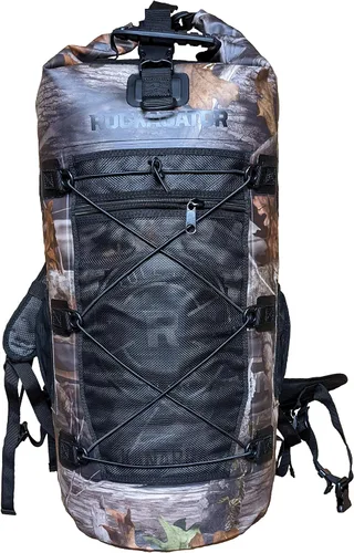 Vista 11 de Mochila impermeable Kanarra de 90L de Rockagator para acampada, senderismo, caza - Gran capacidad, cierre enrollable