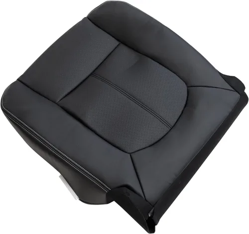 Vista 6 de GXARTS Funda de asiento de cuero de repuesto para parte inferior del lado del conductor, color negro #5B o 6B, compatible con Ford F250 F350 F450