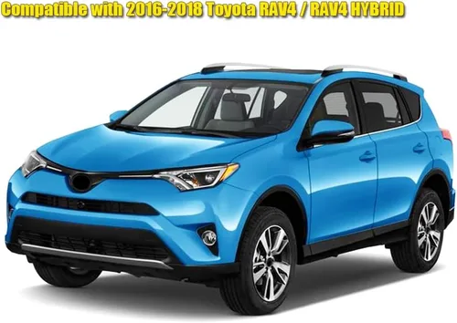 Vista 2 de Guardabarros Guardafangos Salpicaderas Protectores contra Salpicaduras para Automóvil Compatible con Toyota RAV4 / RAV4 Hybrid 2016 2017 2018