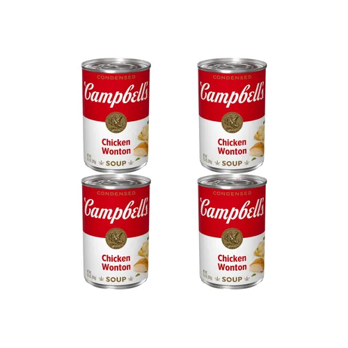 Vista 11 de Campbell's Sopa condensada de fideos con queso cheddar para niños, lata de 10.5 onzas