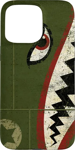 Vista 31 de WWII P-40 Fighter Plane Shark Mouth Warbird Nose Art Case for iPhone 17
