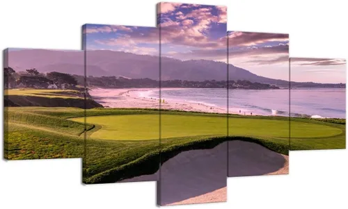 Vista 19 de chenchenArt Payne's Valley Golf Course 19th Hole - Arte de pared para sala de estar, dormitorio, baño, decoración del hogar, campo de golf