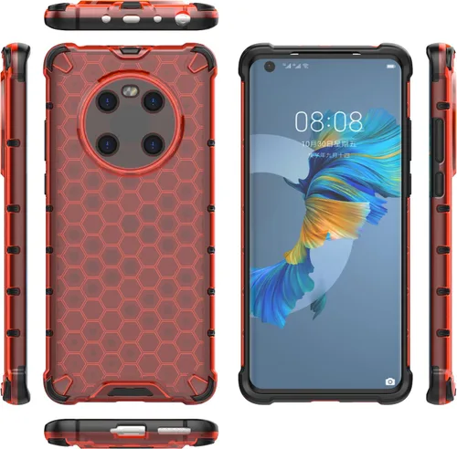 Vista 67 de Pzwoxukhov Funda compatible con Huawei Nova 3i, compatible con Huawei P Smart+ 2018 Honeycomb Anti-Drop Shock-Absorbing Case Negro