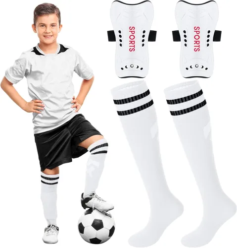 Vista 21 de Syhood - Espinilleras y calcetines de fútbol para niños pequeños y jóvenes, almohadillas protectoras ligeras para espinillas para niños de 3-5
