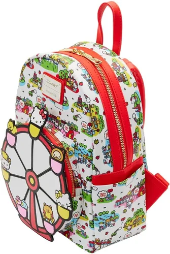 Vista 4 de Loungefly Hello Kitty and Friends - Bolso de hombro con doble correa para carnaval, Multi