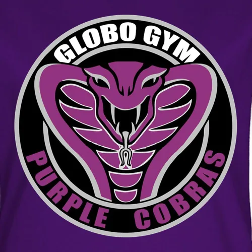 Vista 4 de Globo Gym Purple Cobras Costume Funny Halloween Shirts for Women Púrpura