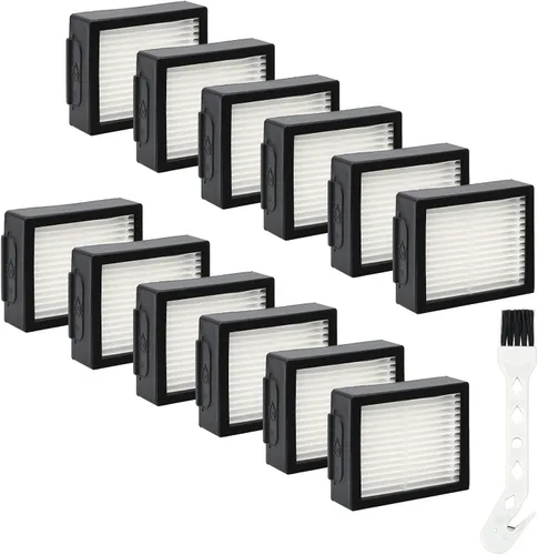Vista 8 de Filtros de repuesto para iRobot Roomba E I y J Series i7 i7+/plus i3 i3+ i4 i4+ i5 i5+ i6 i6+ i8 i8+ E5 E6 E7 piezas de aspiradora, paquete de 6