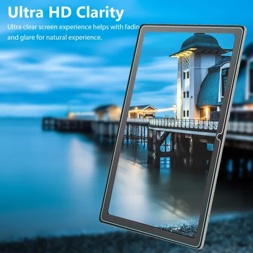 Vista 6 de T-Mobile REVVL Tab 5G - Protector de pantalla de vidrio templado de 10.36 pulgadas (2023), antihuellas, dureza 9H, compatible con fundas, sin
