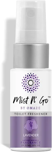 Vista 12 de Mist N' Go by Omaze - Aerosol de Baño de Viaje para Inodoro Eliminador de Olores - Aerosol de Inodoro de Viaje para Ambientador de Aire de Baño