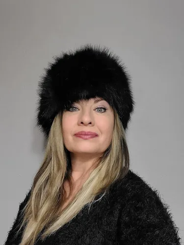 Vista 3 de Lovful Sombrero de invierno para mujer, de piel sintética, estilo cosaco ruso, sombrero de abrigo de invierno
