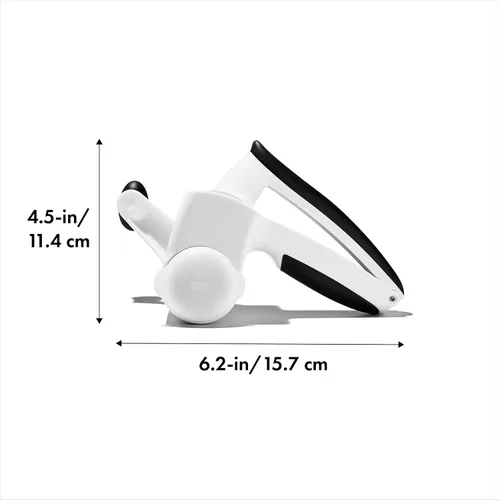 Vista 2 de OXO Good Grips Rallador rotativo, Color blanco
