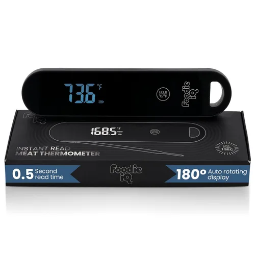 Vista 8 de Termómetro digital profesional para alimentos, tiempo de respuesta de <1 segundo, precisión de ± 0.5 °F, impermeable IP67, magnético, termómetro