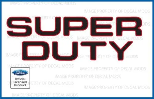 Vista 28 de 2008-2016 Insertos de letras para portón trasero (calcomanías delgadas) de reemplazo para Ford F250 F350 F450 Super Duty (2008-2016) Bandera