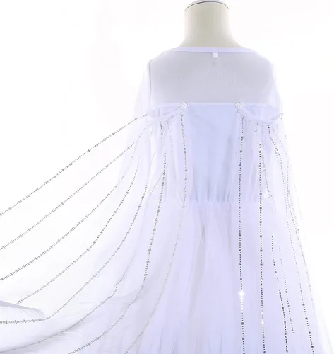 Vista 4 de Disfraz de princesa para niñas pequeñas con accesorios fiesta de cumpleaños cosplay