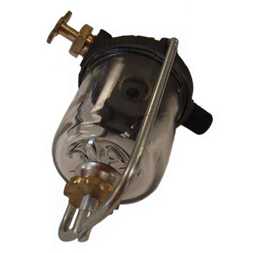 Vista 3 de RAParts AA499R - Cuenco original para sedimentos de estilo totalmente combustible. Debe usarse con una válvula de 3 vías, se adapta a JD A, B, G