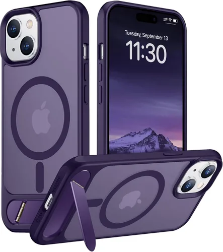 Vista 236 de Funda para iPhone 11 con compatibilidad magnética, [Soporte invisible incorporado][Compatible con MagSafe]