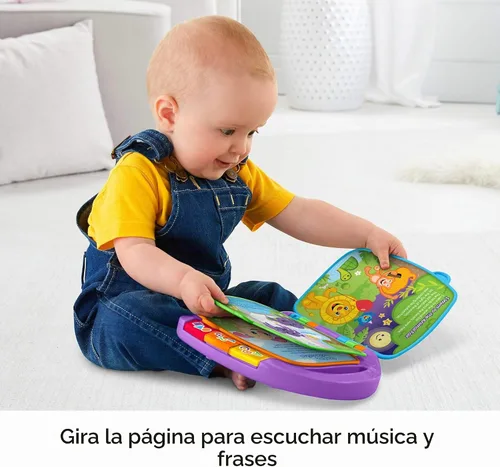 Vista 3 de Fisher-Price Ríe y aprende libro de historias con rimas
