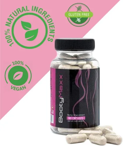 Vista 6 de [Renovado] BootyMaxx Pastillas, suplementos para mujeres y hombres, apunta tus curvas, fórmula de glúteos con ingredientes de primera calidad