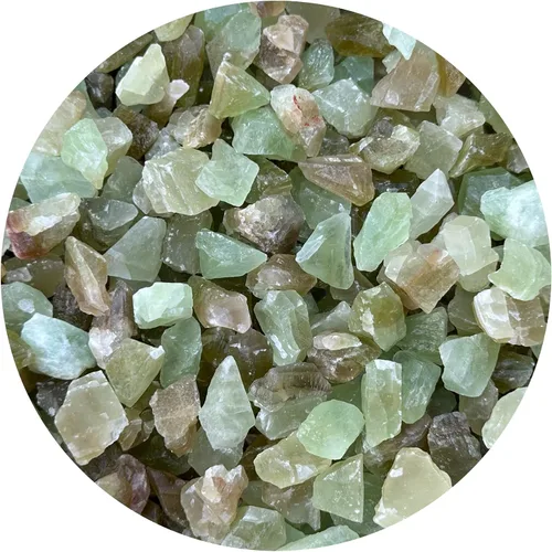 Vista 11 de Calcita al por mayor piedras naturales ásperas pequeñas, cristales crudos de calcita (calcita azul, 0.25 libras)
