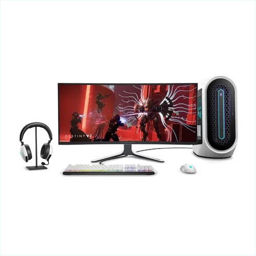 Vista 15 de Alienware - Monitor curvado para juegos Quantom Dot-OLED AW3423DW de 34.18 pulgadas, 3440 x 1440 píxeles a 175 Hz, curvatura 1800R, verdadero 0.1 ms