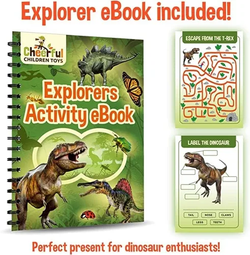 Vista 2 de Disfraz de explorador para niños chaleco y sombrero de safari niños y niñas de 3 a 7 años juego de rol como paleontólogo Zoo Keeper Park Ranger