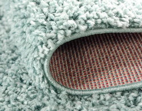 Vista 149 de Unique Loom Colección Davos Shag - Alfombra Lino