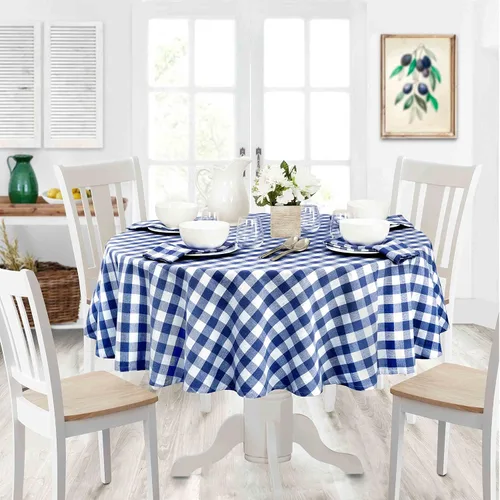 Vista 15 de Home Bargains Plus Country Rustic Buffalo - Juego de 4 manteles individuales de algodón a cuadros, color negro, a cuadros, de fácil cuidado