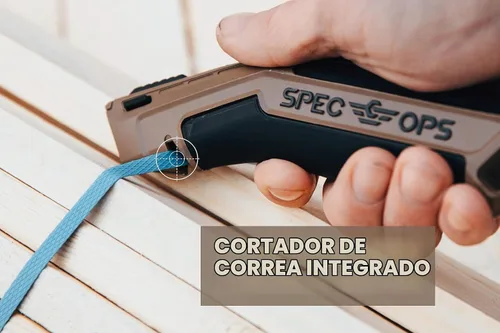 Vista 3 de Spec Ops Tools - Cuchillo utilitario con hoja retráctil, paquete de 2, incluye 5 cuchillas adicionales en almacenamiento de mango, 3% donado a