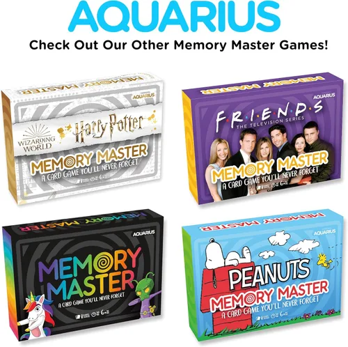 Vista 7 de AQUARIUS Juego de cartas maestras de memoria de Harry Potter, divertido juego de fiesta familiar para niños, adolescentes y adultos, regalo