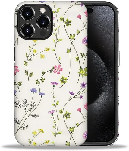 Vista 170 de ZHEGAILIAN Funda para iPhone 11, carcasa dura a prueba de golpes + silicona suave 2 en 1 híbrida, parachoques a prueba de caídas - Vidrio manchado