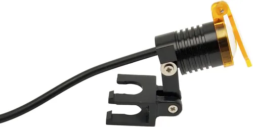 Vista 4 de NSKI Tipo de inserción de lámpara de faro LED de 3 W/tipo clip con filtro para lupa binocular plateada (tipo de inserción)