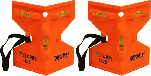 Vista 4 de Johnson Nivel de poste 175-O, GloOrange Operación manual Plástico ABS y goma 9 x 5 pulgadas 1 unidad