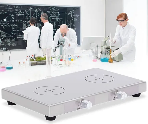 Vista 8 de Lab Magnetic Mixer Stirrer Machine,with Stainless Steel Work Plate, 20-2000 RPM Stepless Speed Regulation, for Liquid Mixing (1)
