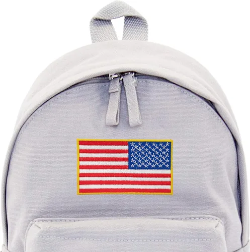 Vista 6 de A-ONE - Parches tácticos bordados de Estados Unidos Bandera Americana Inversa + Pin de emblema de Estados Unidos, insignia de bandera de país NO.034A