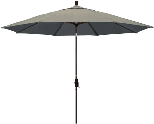 Vista 12 de California Umbrella 11' Rd Tahoe Series Aluminum Patio Umbrella Beige antiguo