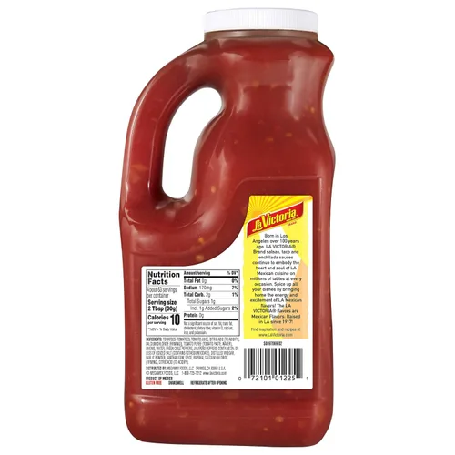 Vista 2 de La victoria de grosor 'n Chunky salsa en 67 oz jarra (Tamaño Mediano)