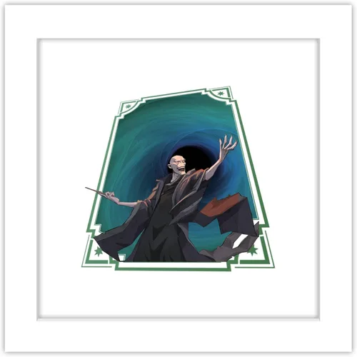 Vista 10 de Trends International Gallery Pops Harry Potter Magic Awakened - Arte gráfico de pared Voldemort, versión enmarcada negra, 12 x 12 pulgadas Versión