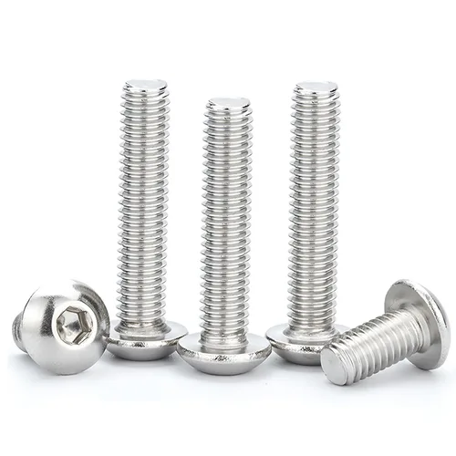 Vista 8 de Tornillo de Cabeza de Botón M3-0.5x12mm con Enchufe de Casquillo, Tornillos M3 de 12mm Métricas, Tornillos Allen Hexagonales, Acero Inoxidable