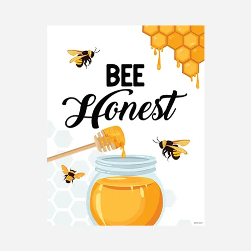 Vista 2 de Decorably 15 carteles de bienvenida con temática de abejas para aulas, escuela primaria, secundaria, inspirador, laminado mate con diseño vibrante