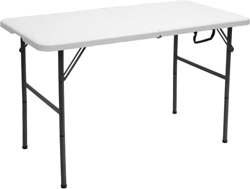 Vista 10 de Stansport Mesa plegable blanca-48 in X 24 in X 29 in, talla única, blanco
