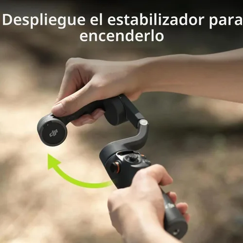 Vista 3 de DJI Osmo Mobile 6 - Estabilizador de cardán para teléfono inteligente, cardán de 3 ejes, barra de extensión integrada, portátil y plegable, cardán